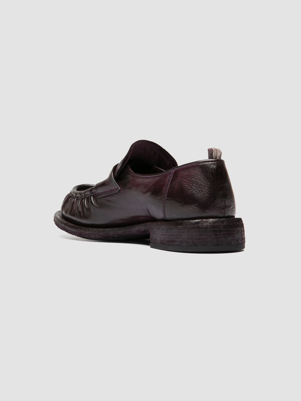 RUGGED 123_W - Burgundy Leather Penny Loafers - image OCDRUGG123IGNISF668370 - 4