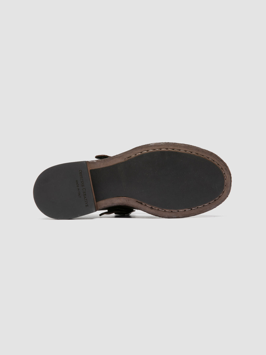 RUGGED 126_W - Brown Leather T-Bar Shoes