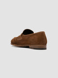 SOLITUDE 107 - Brown Suede Penny Loafers