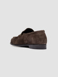 SOLITUDE 107 - Braune Penny-Loafer aus Wildleder