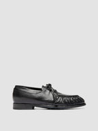 SOLITUDE 116_W - Blue Leather Derby Shoes