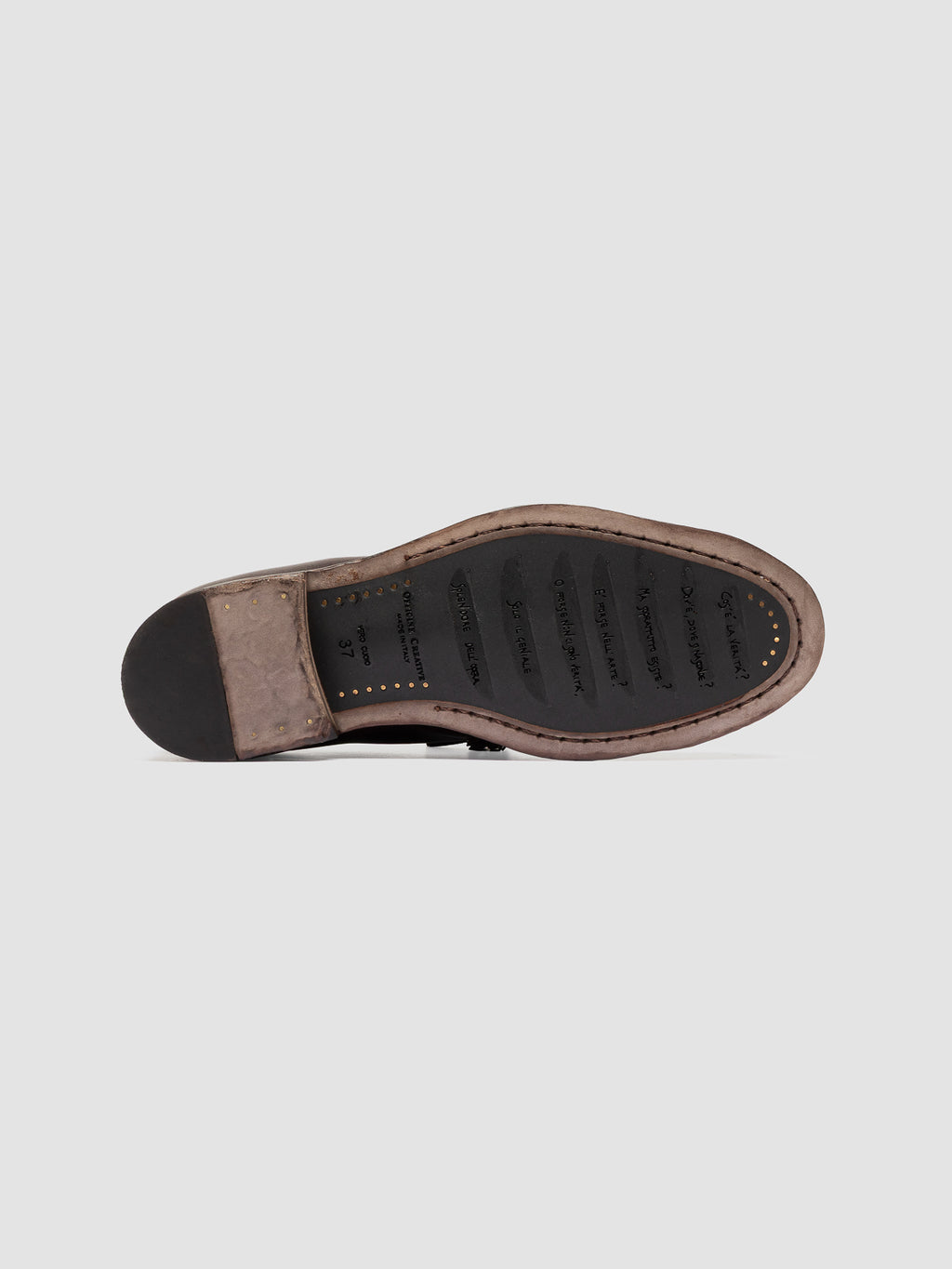 SOLITUDE 116_W - Brown Leather Derby Shoes - image OCDSOLI116HORLVF273370 - 5