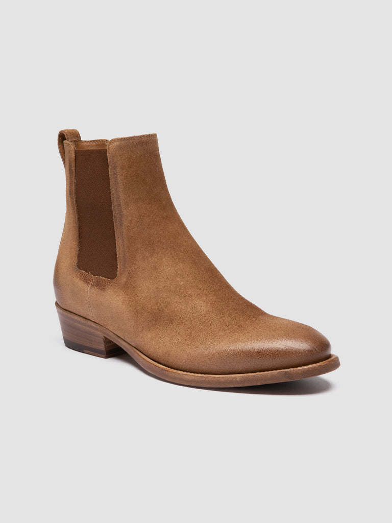 SONEGAL DD 001 - Brown Suede Chelsea Boots