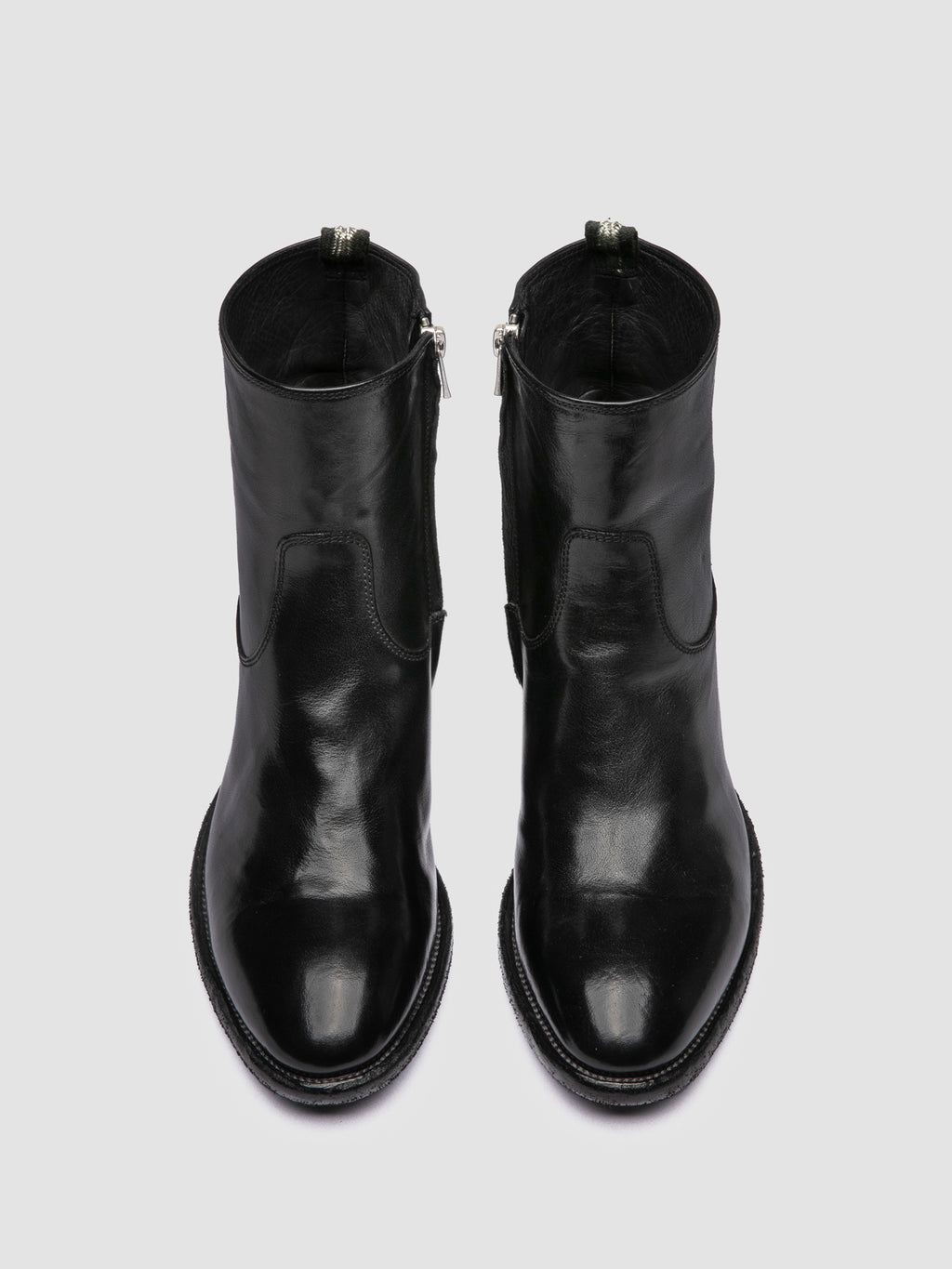 SONEGAL DD 003 - Black Leather Zip Boots