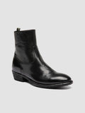 SONEGAL DD 003 - Black Leather Zip Boots