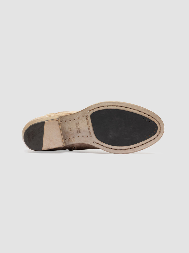 SONEGAL DD 003 - Brown Suede Zip Boots