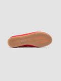 SUBSIDE 102 - Red Leather and Suede Low-Top Sneakers