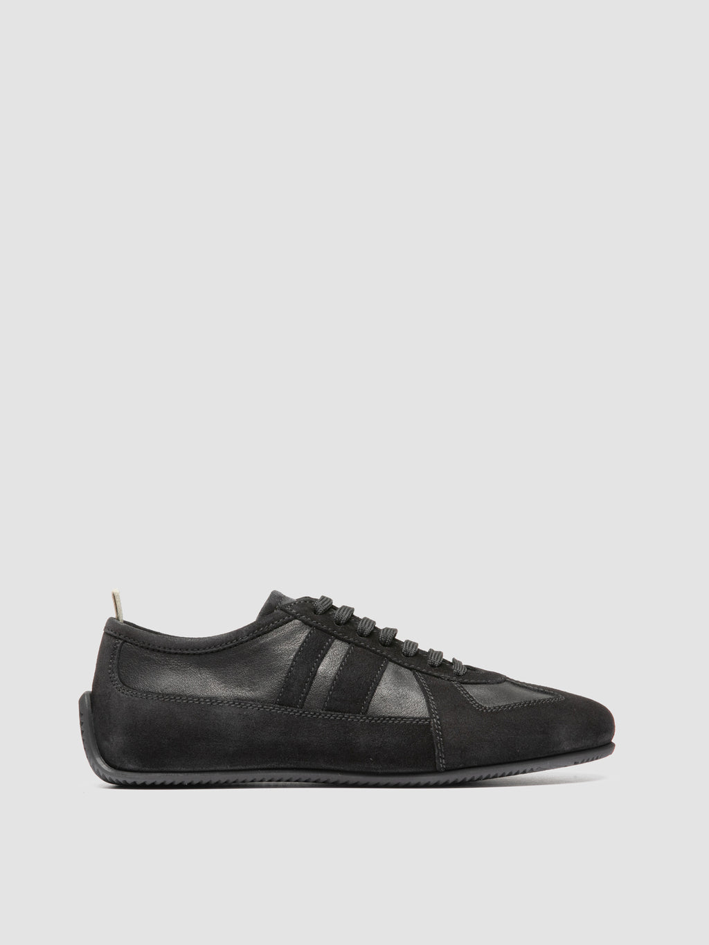 SUBSIDE 104_W - Black Suede and Leather Low Top Sneakers - image OCDSUBS104LC2211000370 - 1