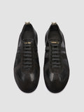 SUBSIDE 104_W - Black Suede and Leather Low Top Sneakers - image OCDSUBS104LC2211000370 - 3