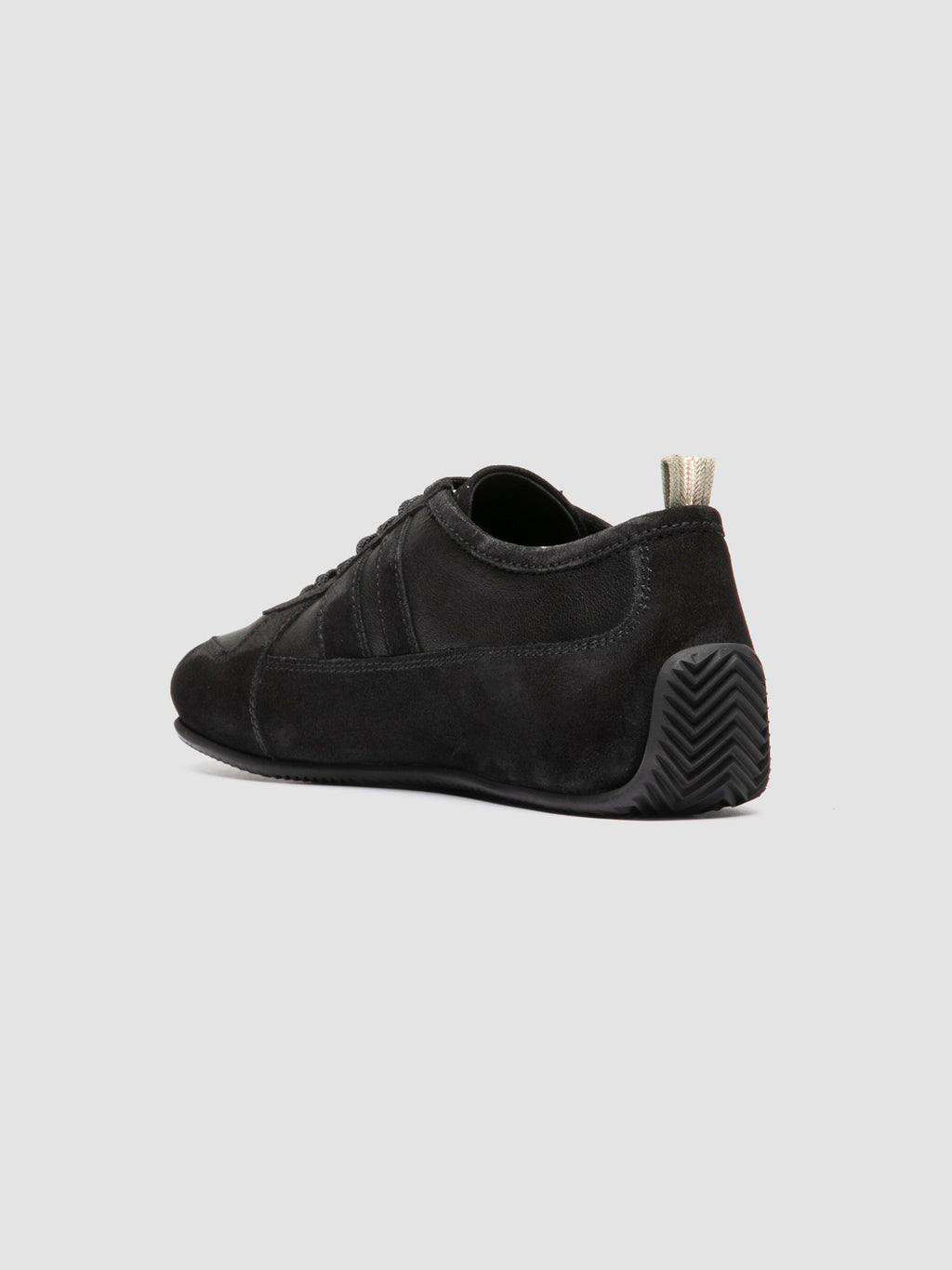 SUBSIDE 104_W - Black Suede and Leather Low Top Sneakers - image OCDSUBS104LC2211000370 - 5