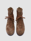 SUBSIDE 105_W - Brown Suede and Leather High Top Sneakers - image OCDSUBS105LC220B535370 - 2