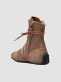 SUBSIDE 105_W - Brown Suede and Leather High Top Sneakers - image OCDSUBS105LC220B535370 - 4