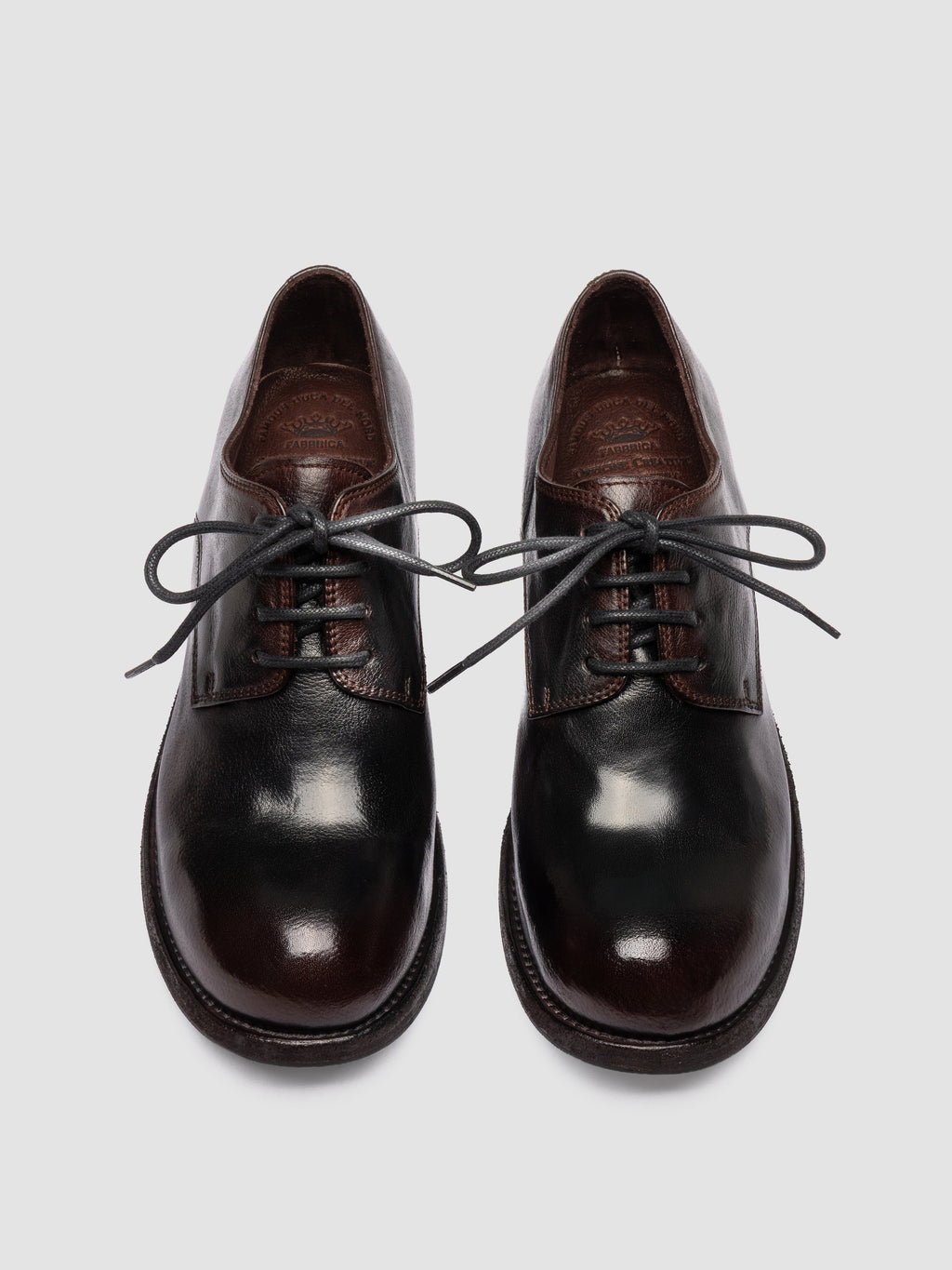 THUBBLE 101 - Black Leather Derby Shoes