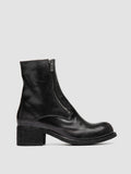 THUBBLE 105 - Black Leather Zip Boots