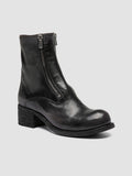 THUBBLE 105 - Black Leather Zip Boots