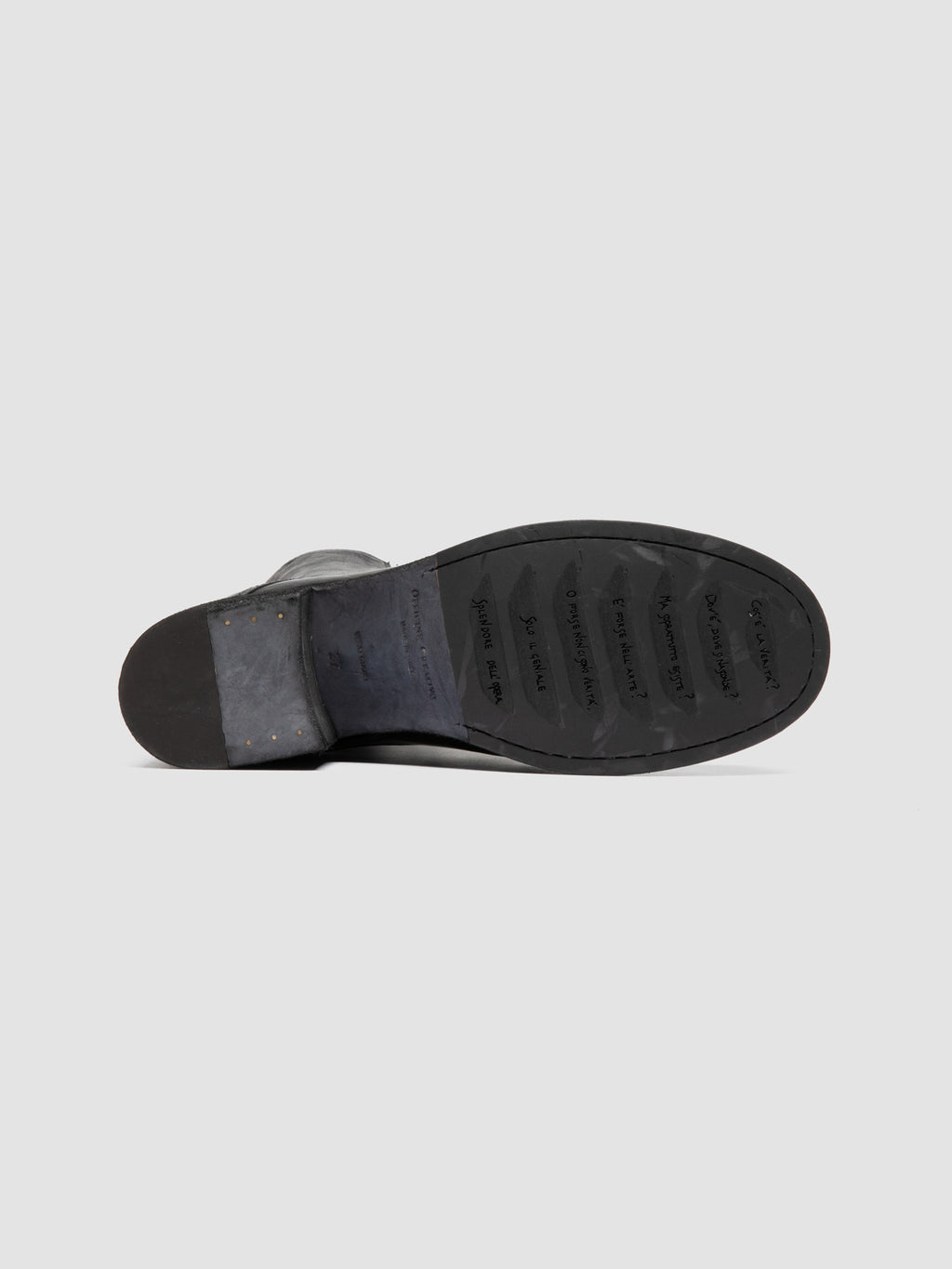 THUBBLE 105 - Black Leather Zip Boots