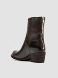 WADE 013 - Braune Stiefel aus Leder mit Reißverschluss