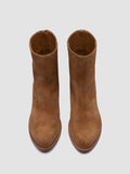 WADE 013 - Brown Suede Zipped Boots