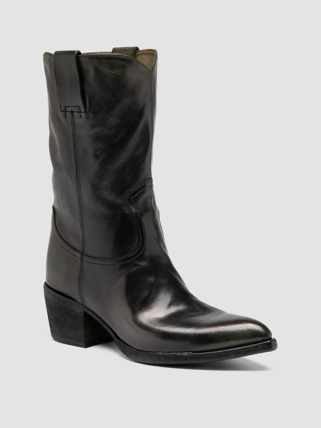 WANDAL DD/104 - Black Leather Zipped Boots - image OCDWANL104IGN18V577370 - 3
