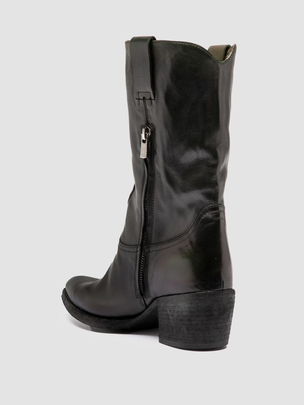 WANDAL DD/104 - Black Leather Zipped Boots - image OCDWANL104IGN18V577370 - 4