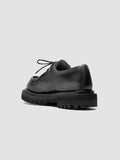 WISAL DD 125 - Black Leather Derby Shoes