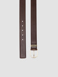 OC STRIP 100 - Brown Leather Belt - image OCFSTR100MASO1H224700 - 2