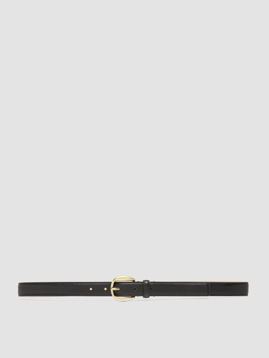 OC STRIP 102 - Black Leather Belt - image OCFSTR102VILUX1000850 - 1