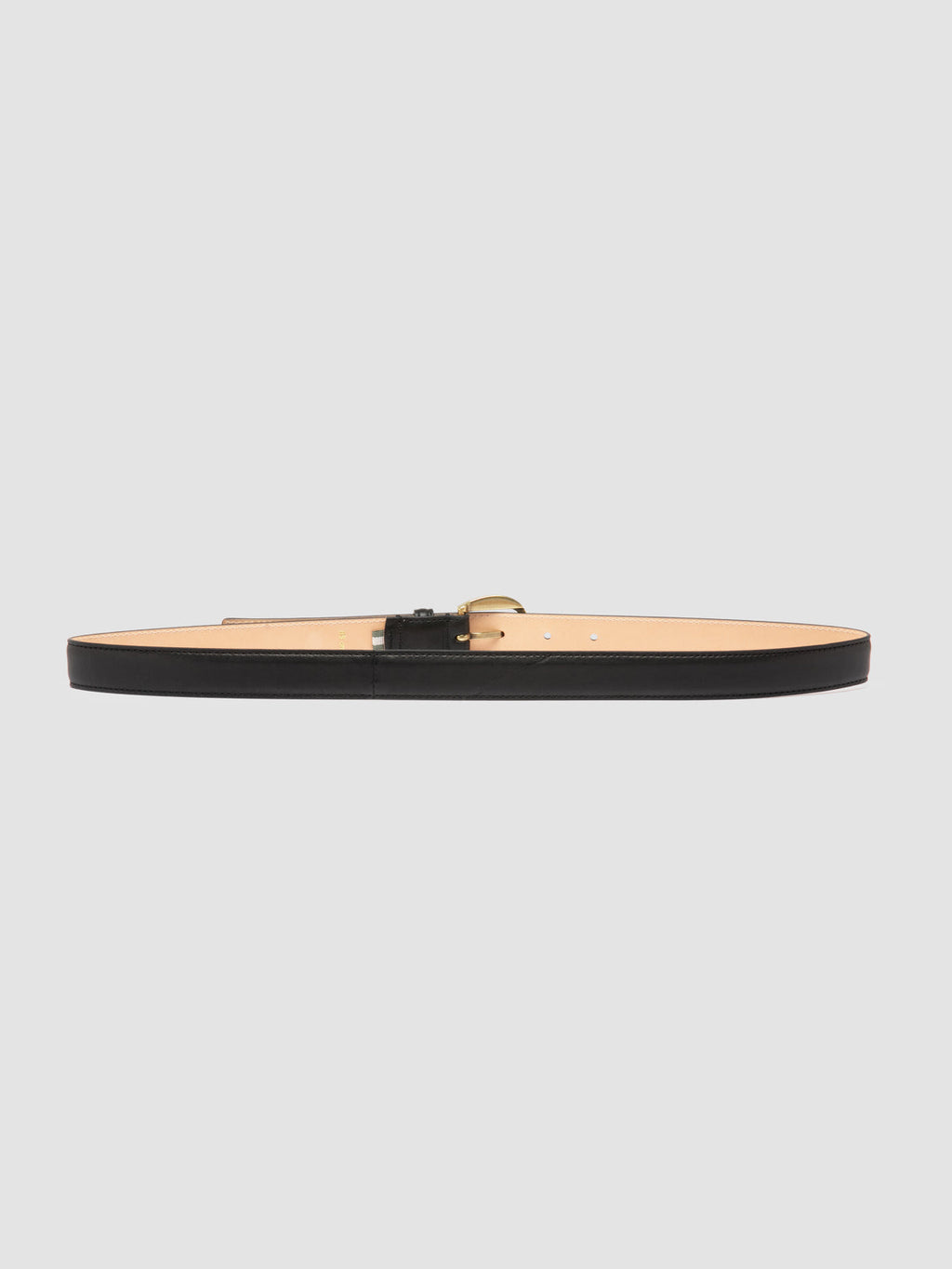 OC STRIP 102 - Black Leather Belt - image OCFSTR102VILUX1000850 - 3