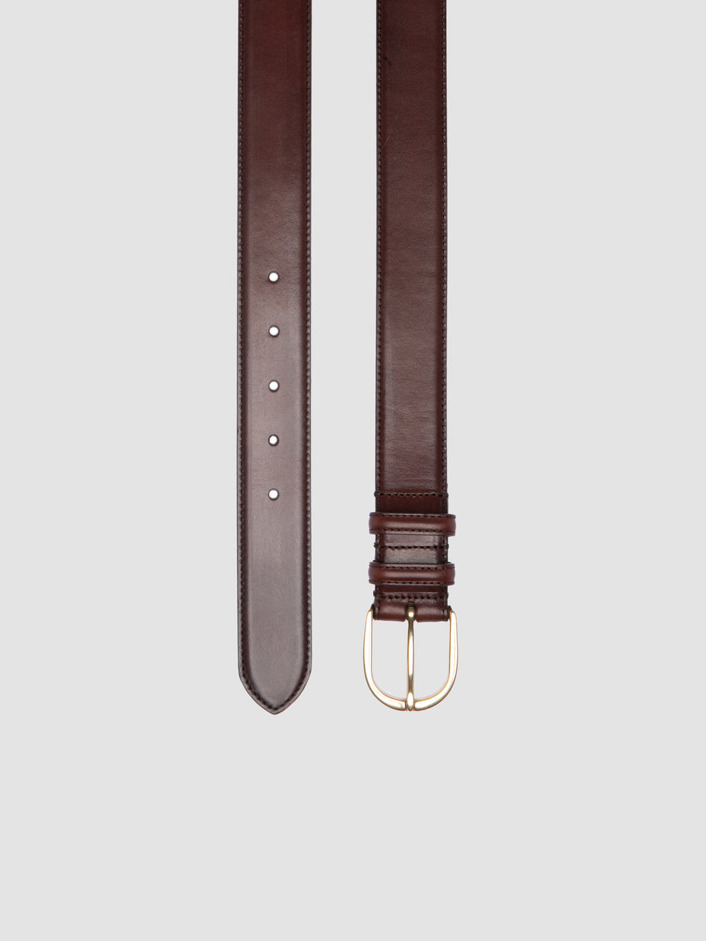 OC STRIP 105 - Brown Leather Belt - image OCFSTR105SPOI8F273050 - 2