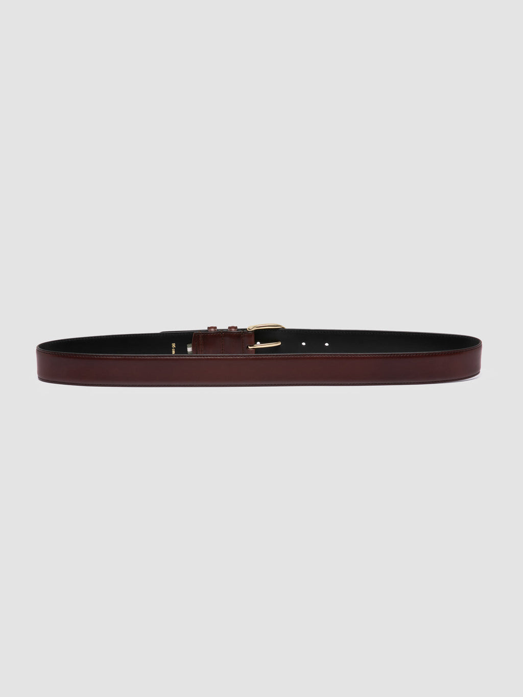 OC STRIP 105 - Brown Leather Belt - image OCFSTR105SPOI8F273050 - 3