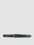 OC STRIP 21 - Black Woven Leather Belt - image OCFSTRI21CULVA1000100 - 1