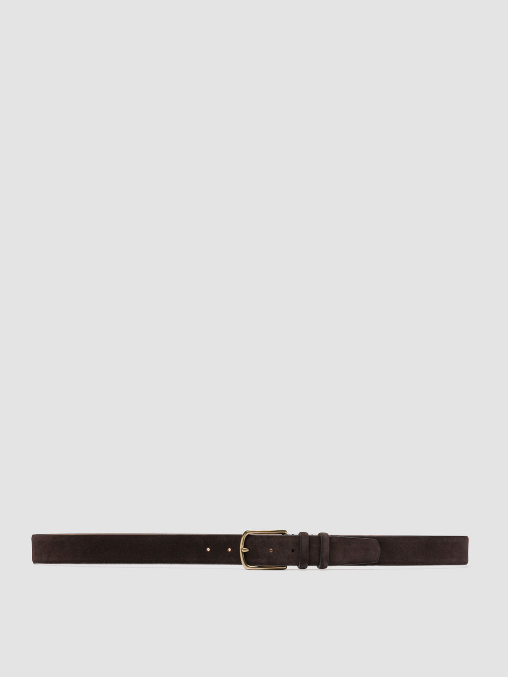 OC STRIP 33 - Brown Suede belt - image OCFSTRI33LIGC1G110050 - 1