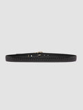 OC STRIP 46 - Black Leather Belt - image OCFSTRI46PARM11000700 - 3