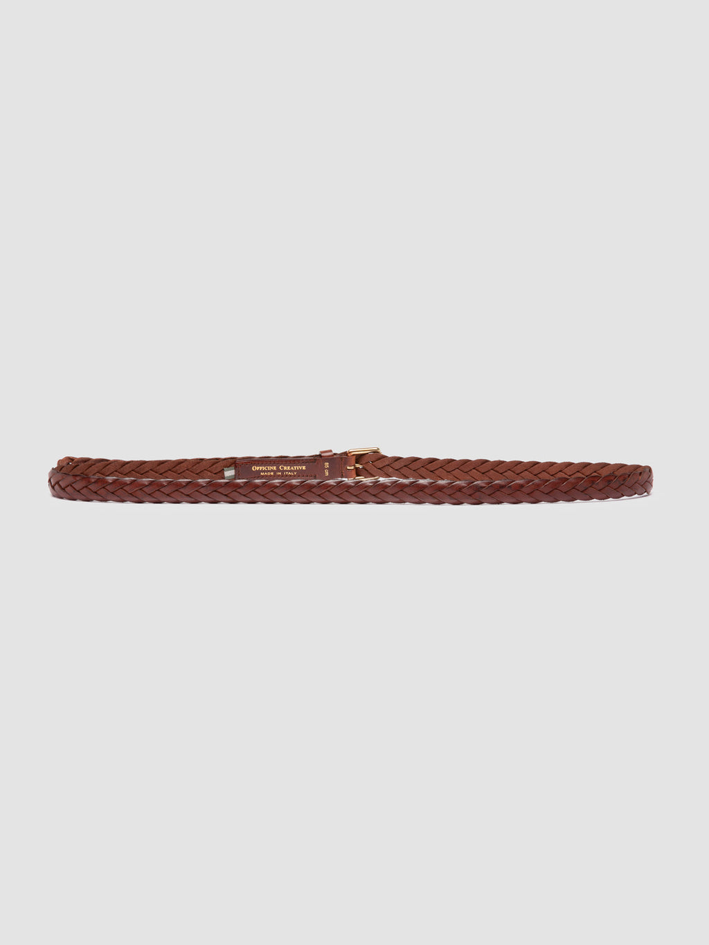 OC STRIP 064 - Brown Woven Leather Belt - image OCFSTRI64CULVAD212750 - 3