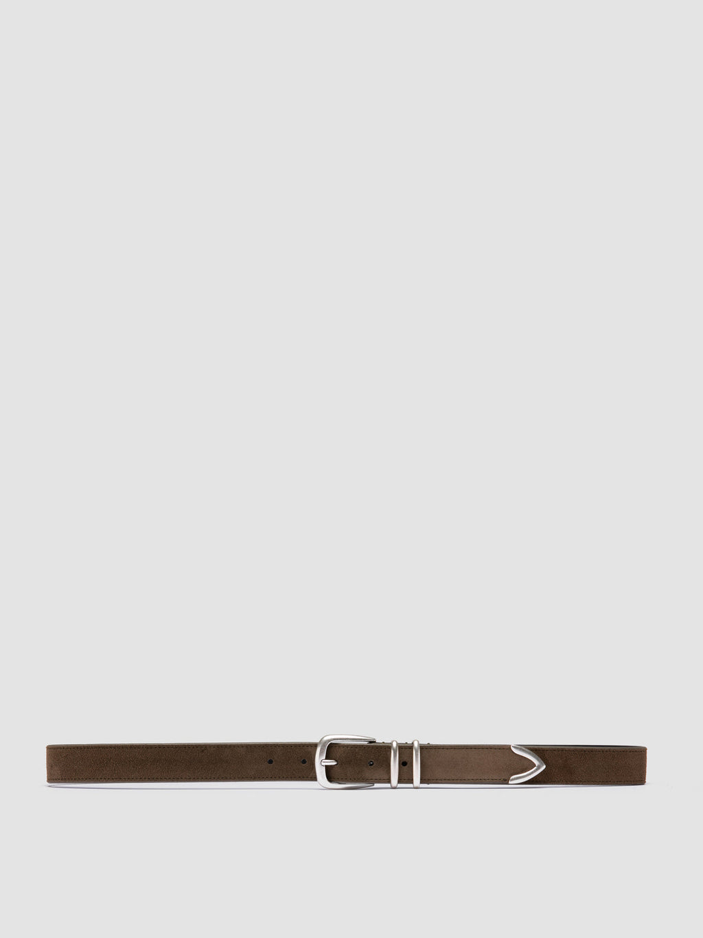 OC STRIP 074 - Taupe Suede Belt - image OCFSTRI74LIGC1F395050 - 1