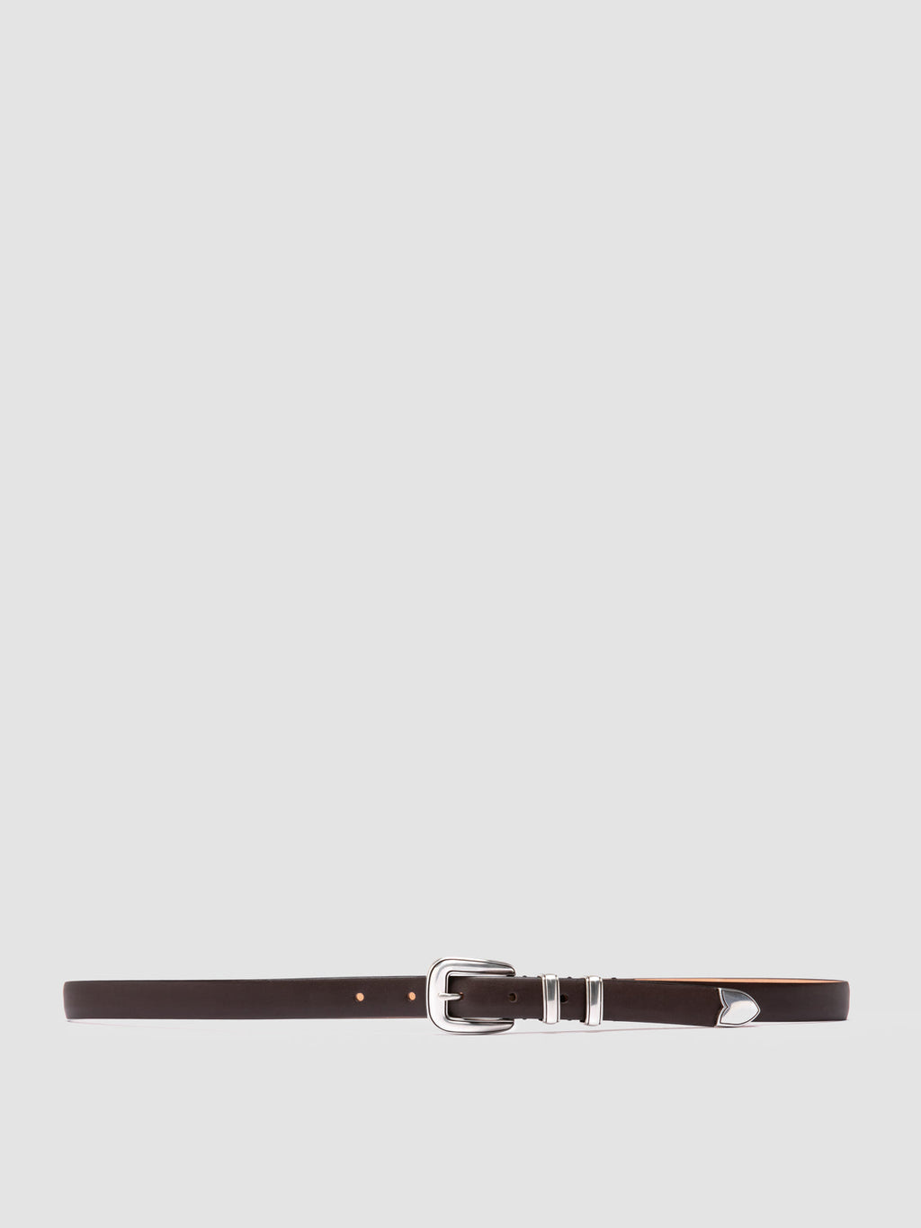 OC STRIP 091 - Brown Leather Belt - image OCFSTRI91BUNAPD225750 - 1