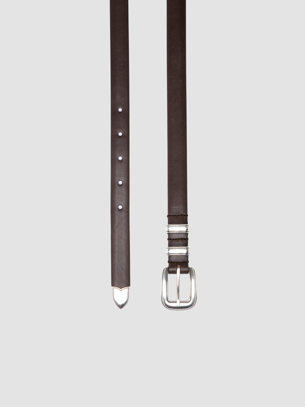 OC STRIP 091 - Brown Leather Belt - image OCFSTRI91BUNAPD225750 - 2