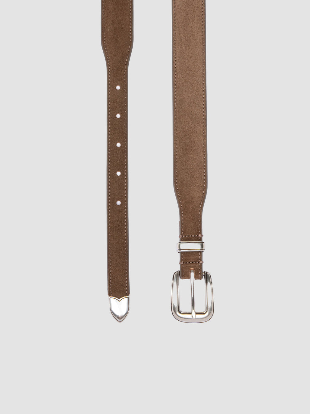 OC STRIP 092 - Brown Suede Belt - image OCFSTRI92LIGC1E236800 - 2