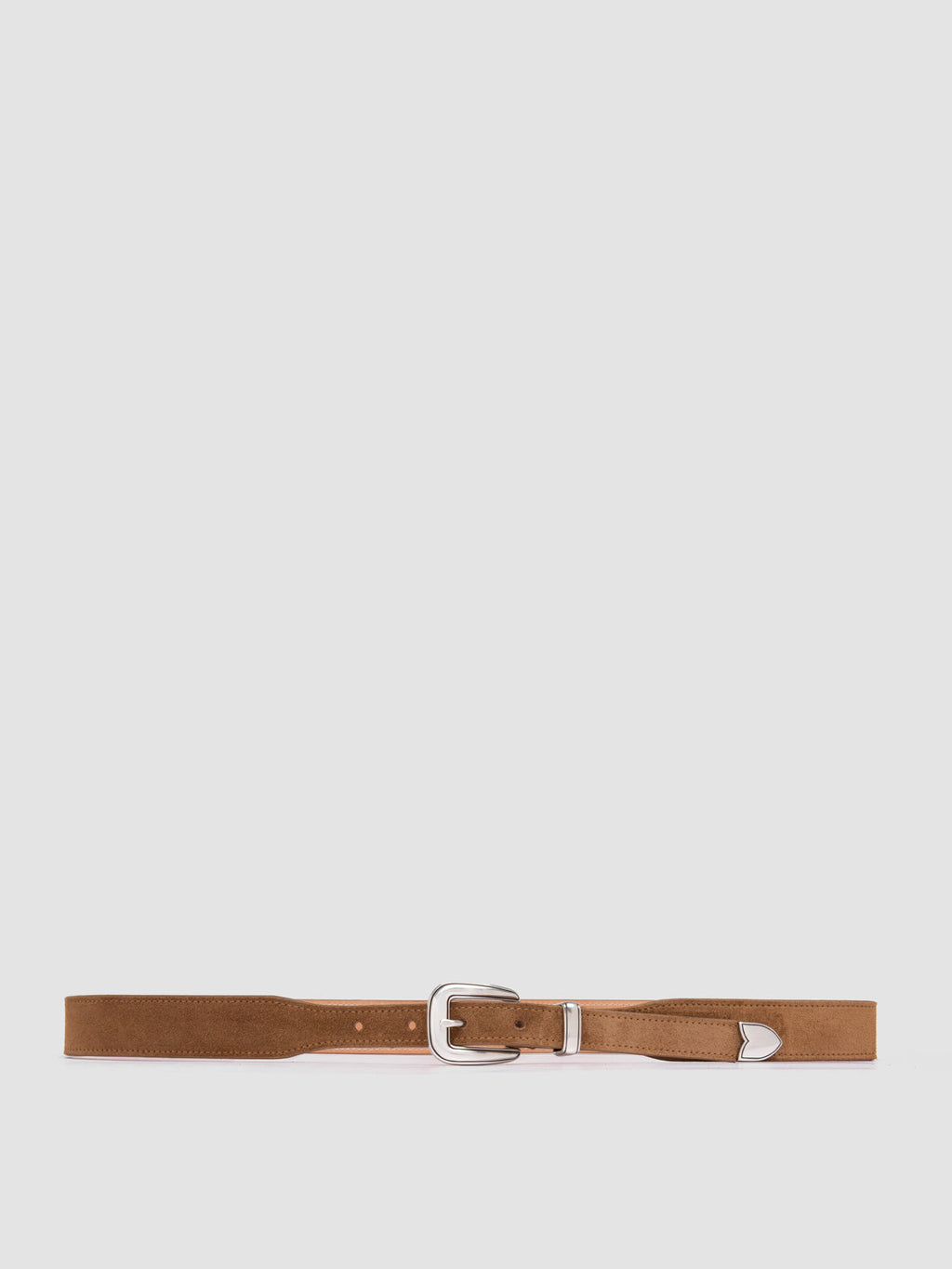 OC STRIP 092 - Brown Suede Belt - image OCFSTRI92LIGC1E280750 - 1