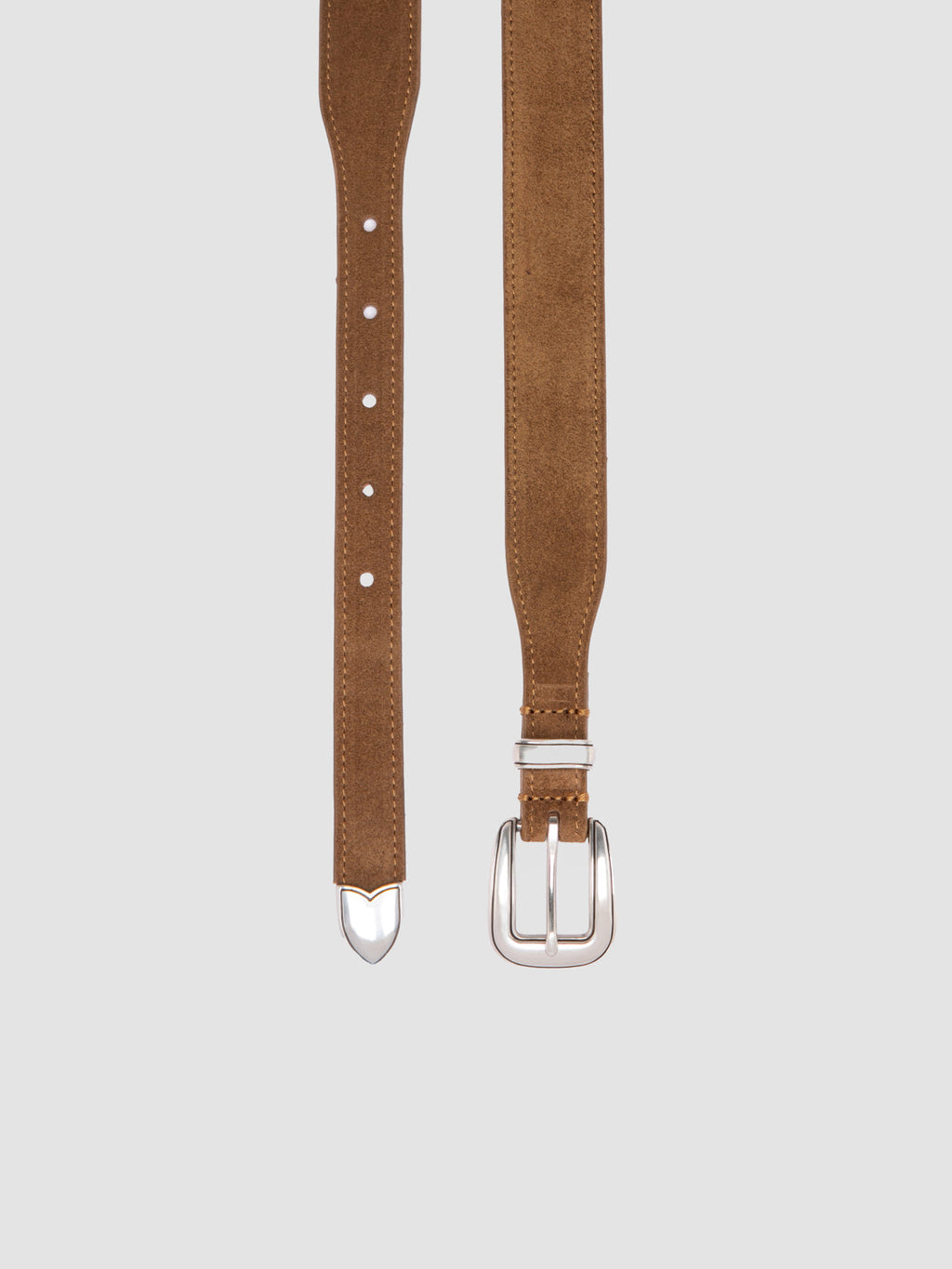 OC STRIP 092 - Brown Suede Belt - image OCFSTRI92LIGC1E280750 - 2