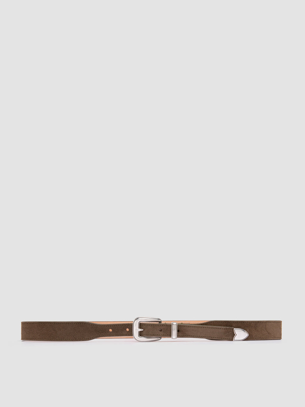 OC STRIP 092 - Green Suede Belt - image OCFSTRI92LIGC1F395750 - 1