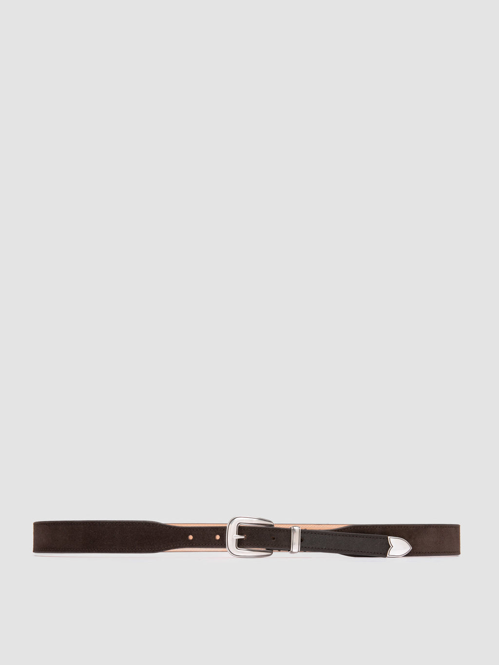 OC STRIP 092 - Brown Suede Belt - image OCFSTRI92LIGC1G110700 - 1