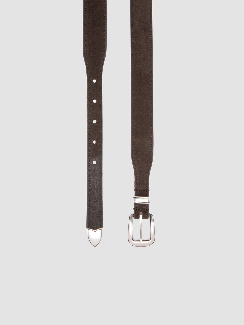 OC STRIP 092 - Brown Suede Belt - image OCFSTRI92LIGC1G110700 - 2