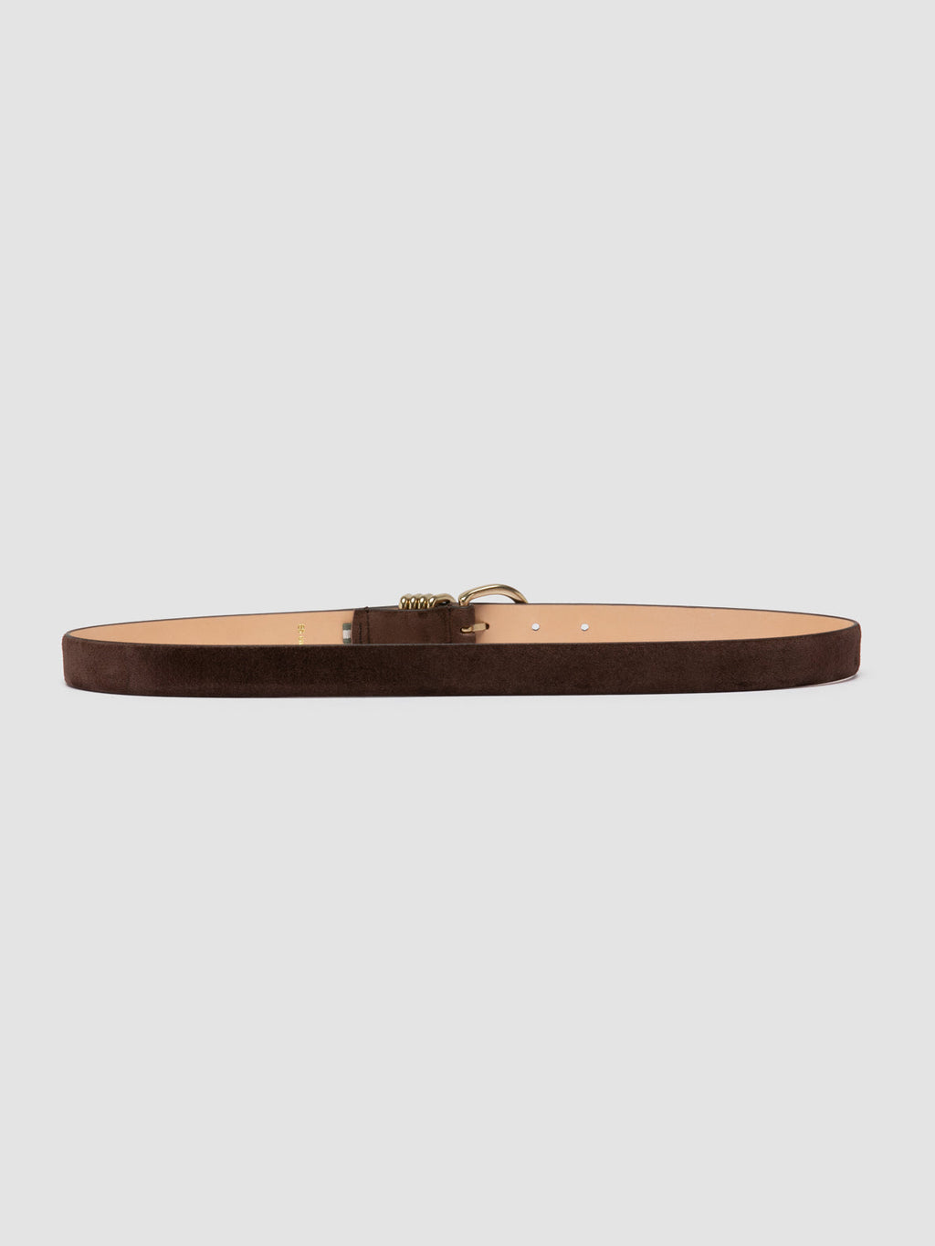 OC STRIP 098 - Brown Suede Belt - image OCFSTRI98LIGC1D295700 - 3