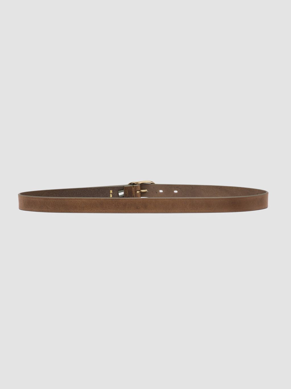 OC STRIP 099 - Black Leather Belt - image OCFSTRI99CULV1G333750 - 3