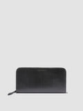 BERGE’ 01 - Black Zip Around Leather Wallet - image OCLBER001SPOI81000TU0 - 1