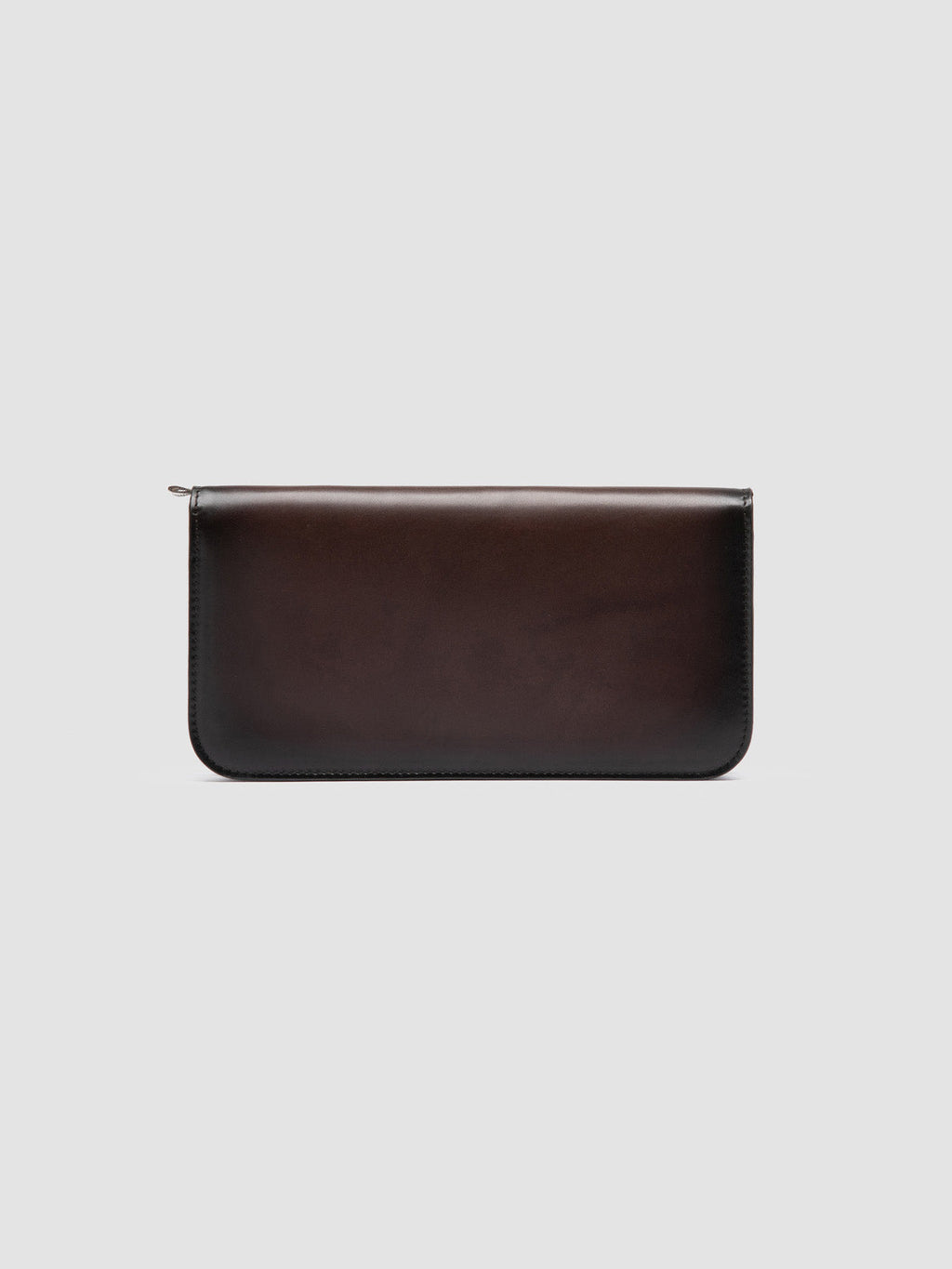 BERGE’ 01 - Brown Zip Around Leather Wallet - image OCLBER001SPOI82101TU0 - 2