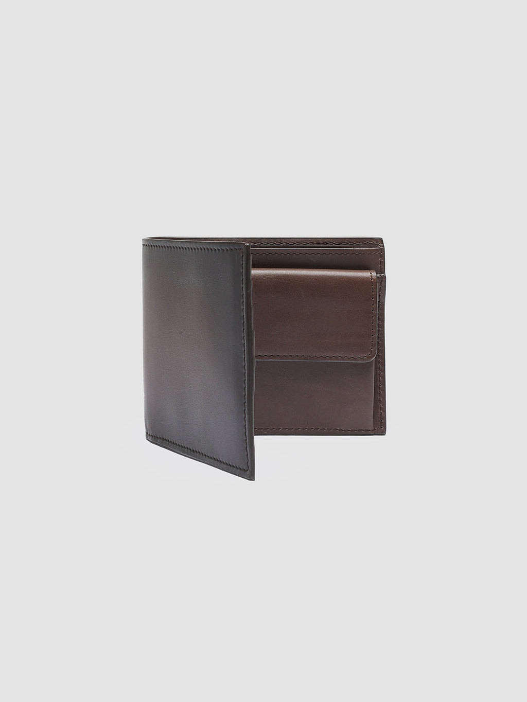 BOUDIN 02 - Brown Leather Bifold Wallet Officine Creative - 4
