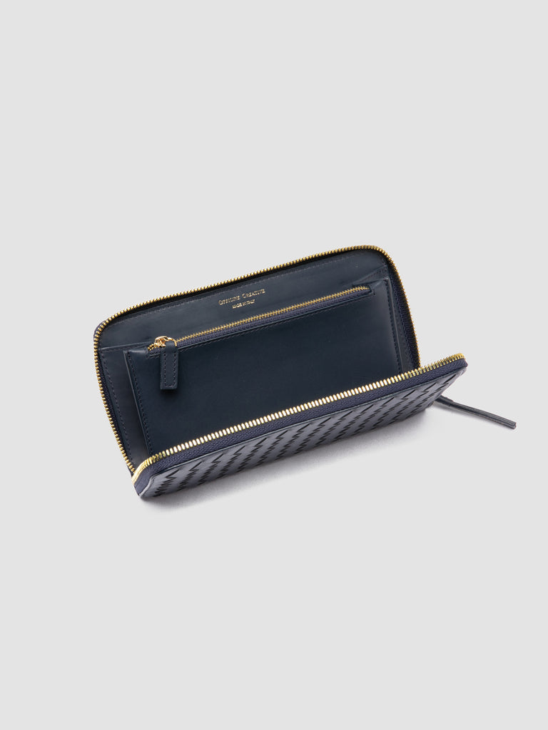 JULIET 201 - Blue Leather Wallet Officine Creative - 5