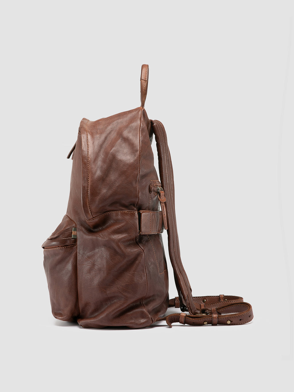 OC PACK 004 - Brown Leather Backpack Officine Creative - 5